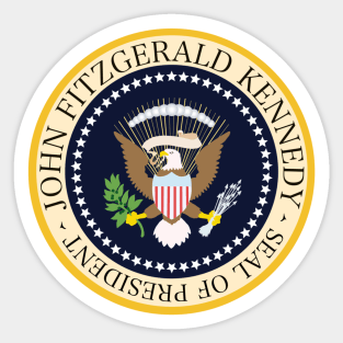 John F Kennedy Presidential Seal (non-official) Sticker